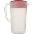 thumbnail image 3 of RUBBERMAID Covered Pitcher 2.25 qt - White with Red Cover, 3 of 6