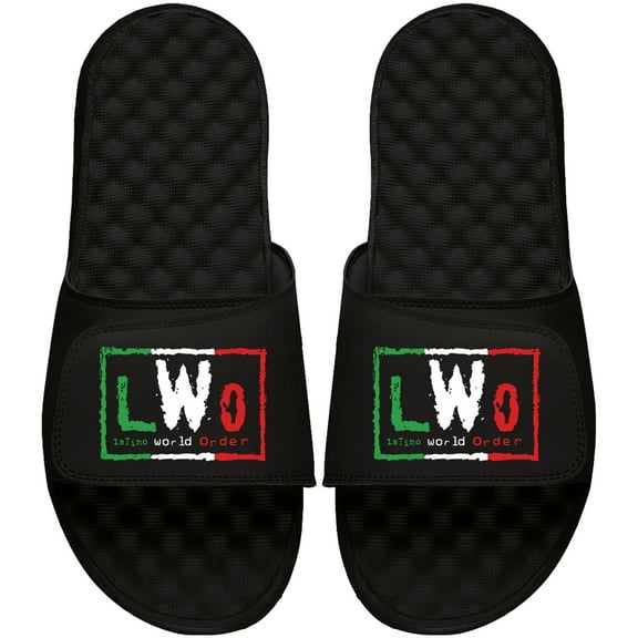 Men's ISlide Black LWO Mexican Flag Slide Sandals