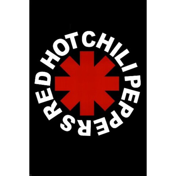 24x36 Red Hot Chili Peppers Logo Music Poster Print By By Poster Revolution Usa Walmart Com