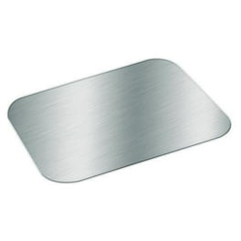 Foil Laminated Board Lid for Take Out Containers, 6.25 x 8.37, White/Silver, 500/Carton Foil Laminated Board Lid for Take Out Containers, 6.25 x 8.37, White/Silver, 500/Carton