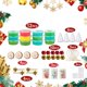 thumbnail image 4 of Juguetes para piscina, juguetes para bebés, juguetes para niños pequeños, arcilla seca para niños, set de árbol de Navidad, arcilla para modelar Navidad, kit de árbol de Navidad DIY para niños, activi, 4 of 8