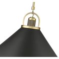 thumbnail image 3 of Millennium Lighting  Artistan 1 Light Pendant Fixture 18.1 Inch - Vintage Brass / Matte Black, 3 of 6