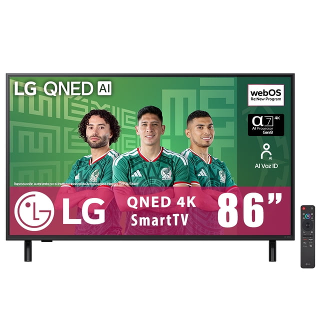 TV LG 86 Pulgadas LG QNED AI QNED82 4K SMART TV 2025