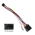 thumbnail image 3 of 16 Pin Plug Cable Wire Harness Adaptor Car Stereo Radio Car Wire Cable Adapter For ALPINE ISO Standard Connector Adapter, 3 of 4