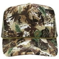 thumbnail image 2 of Couver Camouflage 5 Panel High Crown Mesh Back Trucker Hat, Solid, Light Loden/Brown/Khaki, 12PCS Bulk Set Pack, 2 of 8