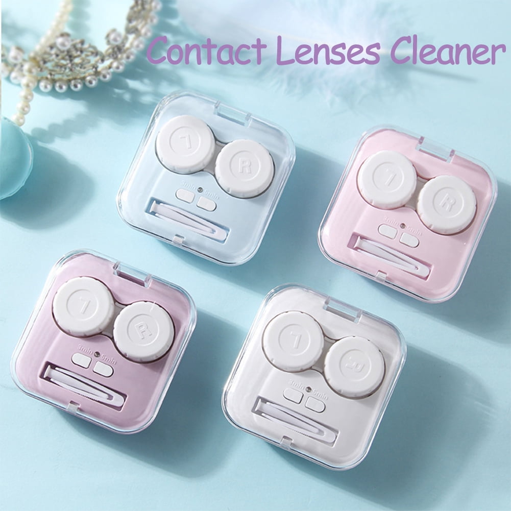 Visland Contact Lenses Cleaner Box, Portable Rechargeable Ultrasonic Electric Contact Lenses