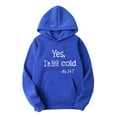 thumbnail image 1 of Sudadera con capucha para hombre, informal, con estampado, de manga larga, tipo blusa, 1 of 6