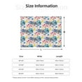 thumbnail image 5 of Uemuo Colorful Chameleons Printed Throw Blanket for Couch, Fluffy Fuzzy Blankets for Bed, Sofa, Cozy Flannel Faux Fur Blanket-60"x50", 5 of 6