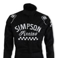 thumbnail image 4 of Simpson CK02521 Checkers Suit Black - XXL Double Extra Large - Checkers Classic 2 Layer Racing Suit, 4 of 8
