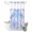 Multi, variant on No Hook Shower Curtain, Stained Glass Shower Curtains for Bathroom with See Through Top Window, Blue Purple Floral Geometric Waterproof & Washable Bath Curtain Small Stall 36"x78"