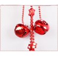 thumbnail image 2 of JM Campanas decorativas navideñas, campana navideña colgante Campana navideña Decoración navideña Cascabeles para adornos del hogar, árbol de Navidad, decoración de puertas(rojo) JM RV021031-01238SDJ, 2 of 5