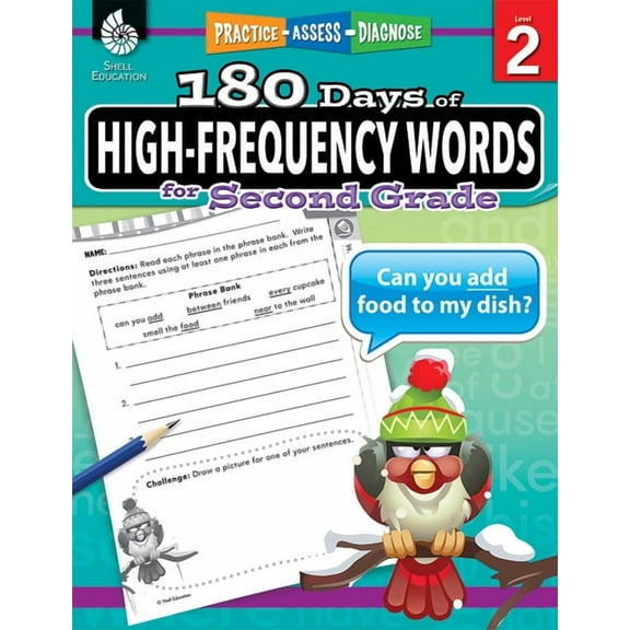 180 Days of Practice 180 Days(tm) High-Frequency Words for Second Grade: Practice, Assess, Diagnose, (Paperback)