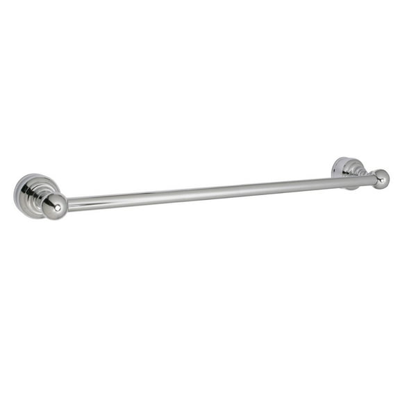 Classic Styled 24” Towel Bar Bathroom Hardware Accessory in a Highly durable Polished Chrome Finish.- Decor