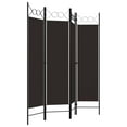 thumbnail image 2 of vidaXL 4-Panel Room Divider Brown 160x180 cm, 2 of 5