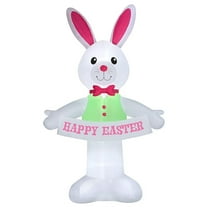 12.5ft Inflatable Giant Easter Bunny w/Happy Easter Banner Yard Decoration 440511