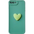 thumbnail image 2 of for iPhone 8 Plus Case,iPhone 7 Plus Case 5.5 inch Cute 3D Love Heart with Anti-Fall Lens Cameras Cover Protection for iPhone 7 Plus/8 Plus Soft TPU Shockproof Phone Shell for Women Girls Green, 2 of 11