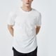 thumbnail image 4 of Camiseta Básica De Tops Sólidos Del Color Hombres Camisas Básicas De La De Blanco Yuyangstore La camiseta de los hombres de la moda, 4 of 8