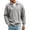 Gray # Mens Shirts, variant on Vetsdori Mens Waffle Tshirts Comfy Long Sleeve Pullover Outdoor Winter Solid Color Collar Shirts for Men Stylish