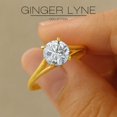 thumbnail image 4 of Ariel Engagement Ring Cubic Zirconia Women Sterling Silver Ginger Lyne Collection, 4 of 6