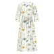 thumbnail image 4 of Vestido de Verano para Mujeres Impreso Cuello de Vuelta de Manga de Tres Cuartos, Estilo de Ocio de Moda para Ocasional, Fiesta Y Vacaciones, 4 of 5