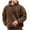 A-Brown, variant on Mens Fleece Hoodies Plush Gym Hooded Top Men Heavyheight Drawstring Coat Warm Thicken Sweatshirts with Pocket Thermal Jackets Sports Outwear Leaisure Tracksuit Top Fall Loungewear