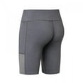 thumbnail image 2 of Womens Yoga Shorts High Waist Tummy Control Fitness Workout Shorts With Pockets, 2 of 4