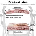 thumbnail image 6 of HELLHERO Seat Back Cover for Unisex Polyester Fabric Rollator Walker Seat Back Covers with Washable Easy Install Easy to Use Machine Washable & Non-Slip Fit, 6 of 7