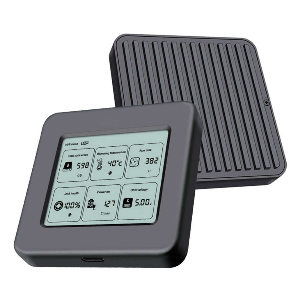 AOOOWER M.2 NVMe 2242 Solid Disk Enclosure Digital Display Stable Secure Data Backups