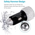 thumbnail image 5 of VONTER Dual USB Car Charger Fast Charging Bling Bling Handmade Rhinestones Crystal Car Decorations Car Decors for Cell Phone iPhone Xs Max X Plus, iPad Pro/Mini, Samsung, 5 of 7