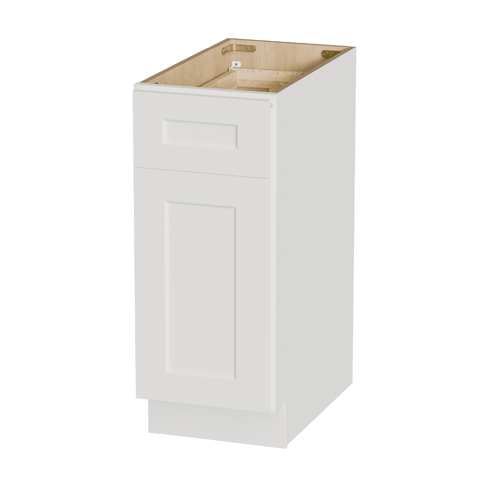 HOQBN White Storage Cabinet with 1 Drawer & Adjustable Shelf,Wood Freestanding Storage Cabinet with Soft Close Door for Kitchen Bathroom Laundry Garage