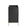 thumbnail image 2 of Modway Awaken 30" Solid Wood and MDF Bathroom Vanity Cabinet in Black, 2 of 8