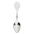 thumbnail image 1 of 925 Sterling Silver Boy Spoon Pendant Charm Baby Engravable Disc, 1 of 6