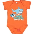 thumbnail image 3 of Inktastic My Great Grandma Loves Me with Cute Sharks Boys or Girls Baby Bodysuit, 3 of 5