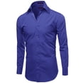 thumbnail image 2 of FashionOutfit Men's Regular Fit Dress Shirt, 2 of 5