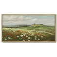 thumbnail image 6 of Drsoum Vintage Landscape Wall Art Grassland Meadow Wildflower Field Wall Prints Classic Retro Farmhouse Rustic Decorations for Living Room Bedroom 8x16in Natural Framed, 6 of 6