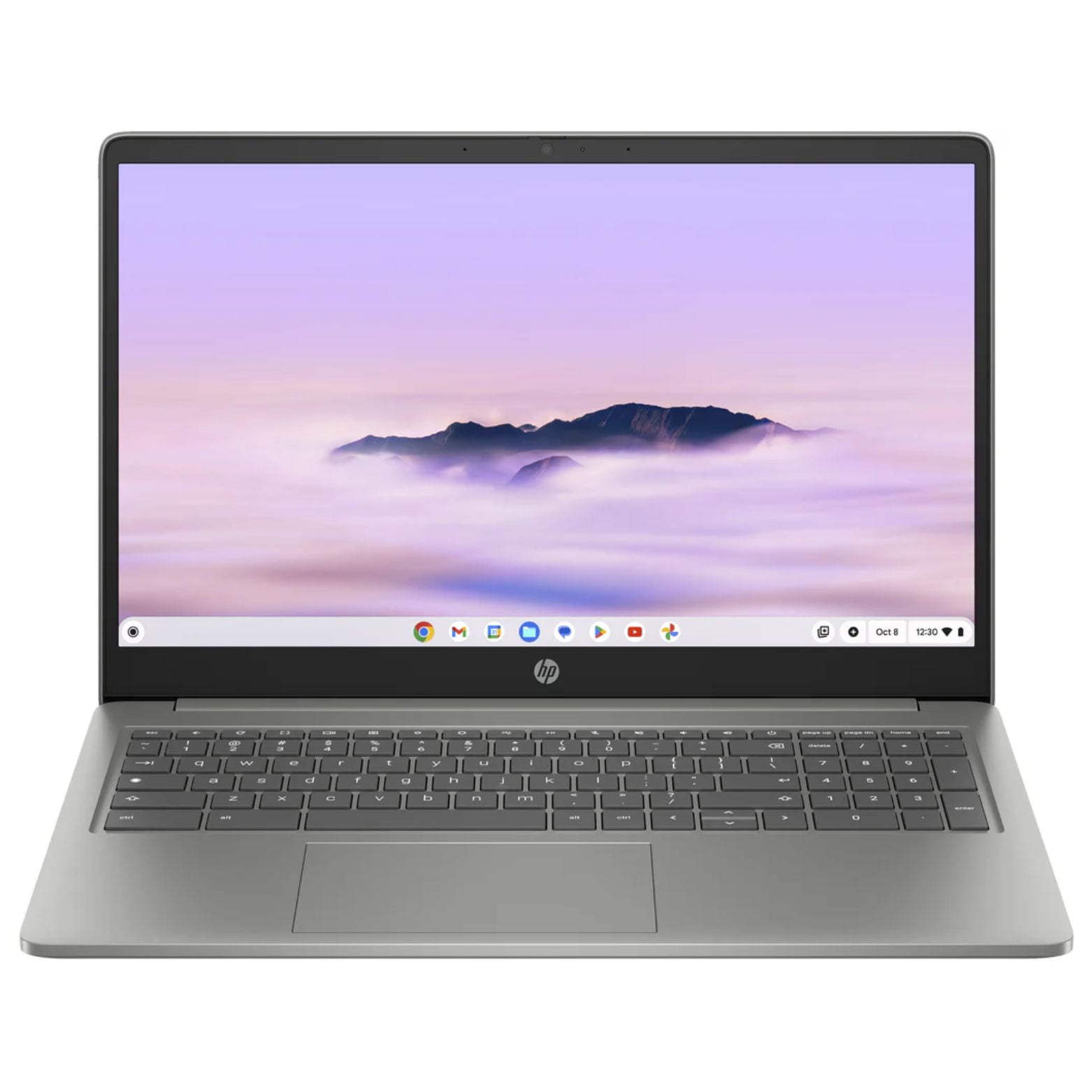 Restored HP Chromebook 15a-nb0033dx 15.6" FHD IPS Intel i3-N305 0.8 GHz 8GB RAM 128GB UFS Intel UHD Graphics ChromeOS Laptop, Mineral Silver - 8D616UA (Refurbished)