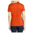 thumbnail image 2 of Yellow Rooster Women’s Micropique Sport-Wick Polo T-Shirts Deep Orange 3XL, 2 of 6