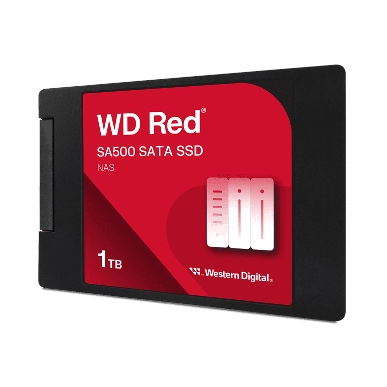 WD, SSD, WDS100T1R0A-68A4W0, 1TB SATA NAS SSD for 24/7 Performance