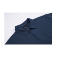thumbnail image 3 of SPEEDRUN Men's Workout Shirt Polo Shirts Short Sleeve Classic Solid Color for Casual and Business Wear, 3 of 6