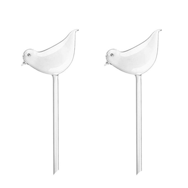 Globo De Riego Automático Bombillas De Riego De Plantas En Forma De Estrella Y Pájaro Autorriego Para Plantas De Interior Y Exterior 2 Uds Yuarrent HA042142-02