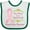 White and Green, variant on Inktastic My Mom is a Survivor Breast Cancer Awareness Boys or Girls Baby Bib