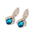 thumbnail image 5 of Pendientes de gota de agua chapados en oro con microincrustaciones de cristal para mujer personalizados de tendencia de moda de estilo coreano, 5 of 5