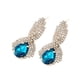 thumbnail image 5 of Pendientes de gota de agua chapados en oro con microincrustaciones de cristal para mujer personalizados de tendencia de moda de estilo coreano, 5 of 5