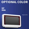 thumbnail image 3 of Wall Mounted Punch-free Shower Phone Protective Case Waterproof Bathroom Cell Phone Mount Touch Screen Rotatable Phone Shelf Box Case White, 3 of 9