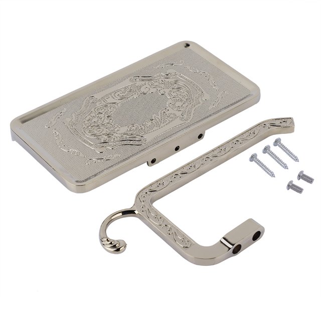 Estante impermeable para papel higiénico con soporte para estante de almacenamiento para teléfono móvil (dorado)