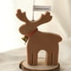 thumbnail image 5 of Adorno de vela aromática para árbol de Navidad - vela aromática a pino, marrón o roja, cera de parafina de 68g, decoración y regalo festivo, 5 of 6