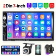 thumbnail image 5 of 7-Inch HD Touch Screen Car Stereo Radio Audio Double Din Car Multimedia Player With Mirror Link USB FM Autoradio+Remote Control +Steering Control, 5 of 5