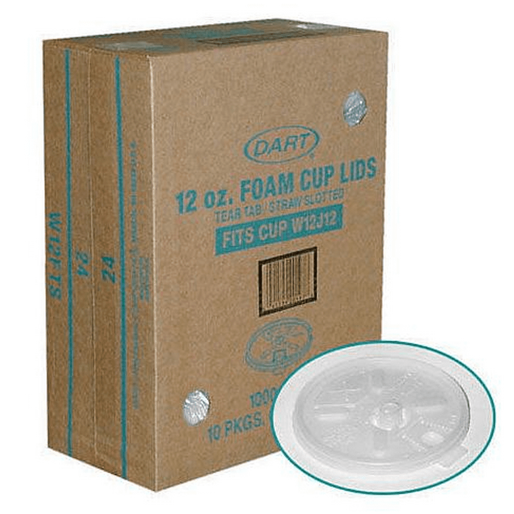 Dart Foam Cup Lids 1000/12oz