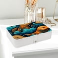 thumbnail image 6 of Platypus PU Leather Earring Organizer Box with Removable Compartment, Display Case, and Bracelet Holder - Portable Storage Solution, 6 of 6