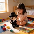 thumbnail image 5 of Michael Plush Doll, Cute Pop Star Inspired Plush Doll - Soft Stuffed Collectible Figure, Unique Gift for Music Fans 9.84", 5 of 5